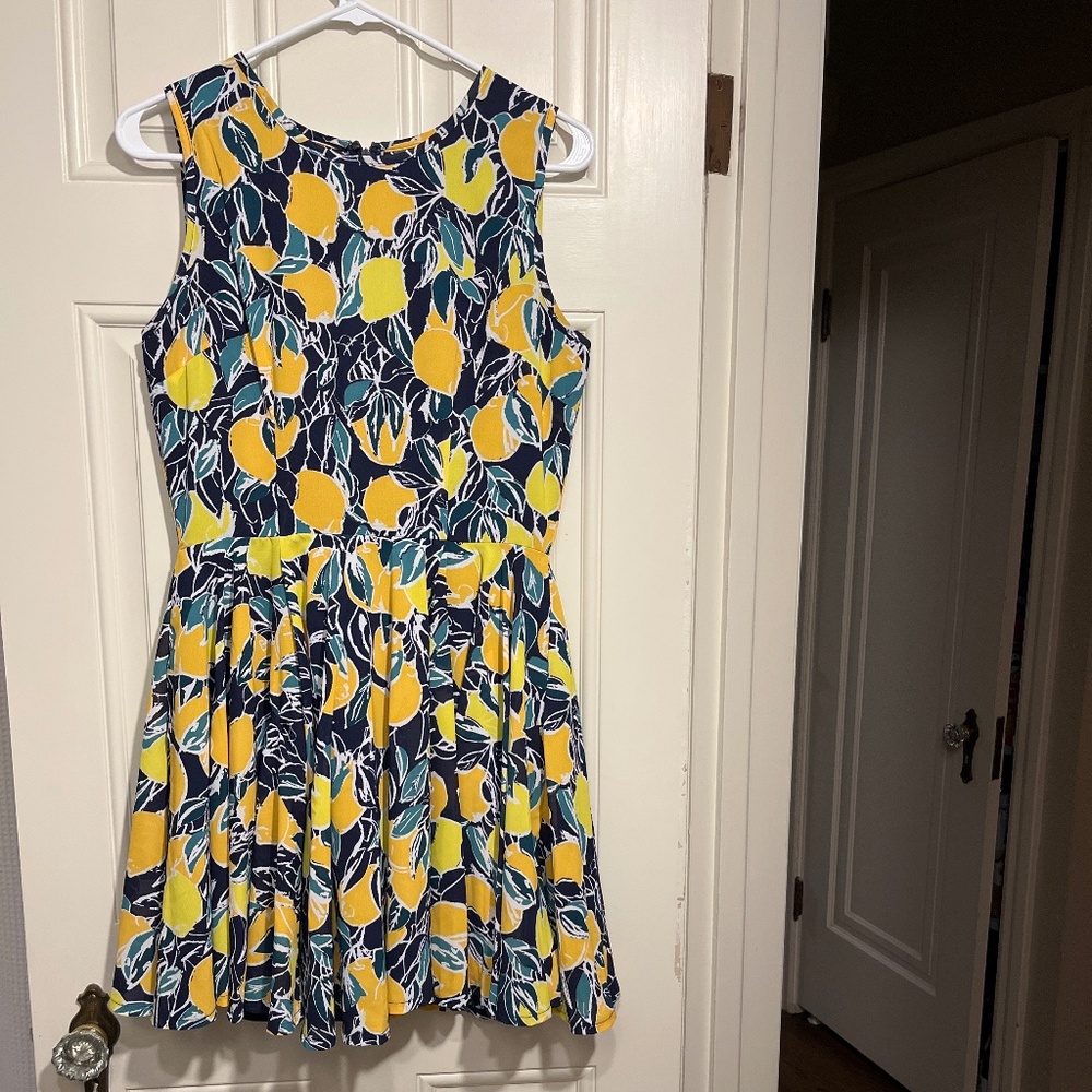 Lemon print dress